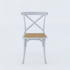 Kit 4 Cadeiras Katrina X Branca Assento Bege Aço New Green