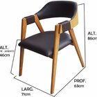 Kit 4 Cadeiras Laura Madeira Maciça De Eucalipto Marrom