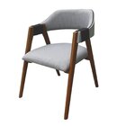 Kit 4 Cadeiras Laura Madeira Maciça De Eucalipto Verniz Rust