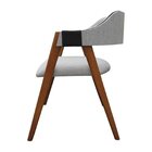 Kit 4 Cadeiras Laura Madeira Maciça De Eucalipto Verniz Rust