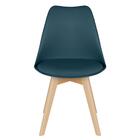 Kit 4 Cadeiras Leda Com Assento Estofado