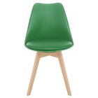 Kit 4 Cadeiras Leda Com Assento Estofado