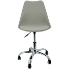 Kit 4 Cadeiras Leda Office Luisa Saarinen Estofada Base Girat