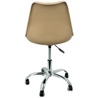 Kit 4 Cadeiras Leda Office Luisa Saarinen Estofada Base Girat