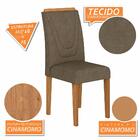 Kit 4 Cadeiras Lima Wood Sala De Jantar Cinam/capuc - Móveis