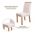 Kit 4 Cadeiras Madeira Maciça E Estofada Bella Espresso Móvei