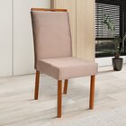 Kit 4 Cadeiras Madeira Maciça E Estofada Bella Espresso Móvei