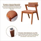 Kit 4 Cadeiras Madeira Maciça E Estofada Ímola Authentic Espr