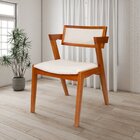 Kit 4 Cadeiras Madeira Maciça E Estofada Ímola Authentic Espr