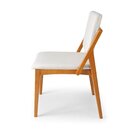 Kit 4 Cadeiras Madeira Maciça Encosto E Assento Estofado Ugan