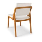 Kit 4 Cadeiras Madeira Maciça Encosto E Assento Estofado Ugan