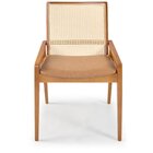 Kit 4 Cadeiras Madeira Maciça Encosto Em Tela Assento Estofad