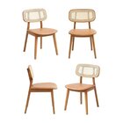 Kit 4 Cadeiras Madeira Maciça Liz Cabecasa Madeiraoriginals M