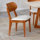 Kit 4 Cadeiras Madeira Maciça, Multilaminada E Estofada Letíc