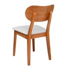 Kit 4 Cadeiras Madeira Maciça, Multilaminada E Estofada Letíc