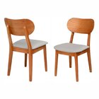 Kit 4 Cadeiras Madeira Maciça Multilaminada E Estofada Letíci