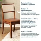 Kit 4 Cadeiras Madeira Maciça Tiê Cabecasa Madeiraoriginals