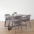 Kit 4 Cadeiras Marcela   Cinza