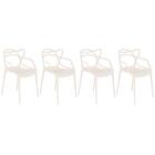 Kit 4 Cadeiras Masters Allegra