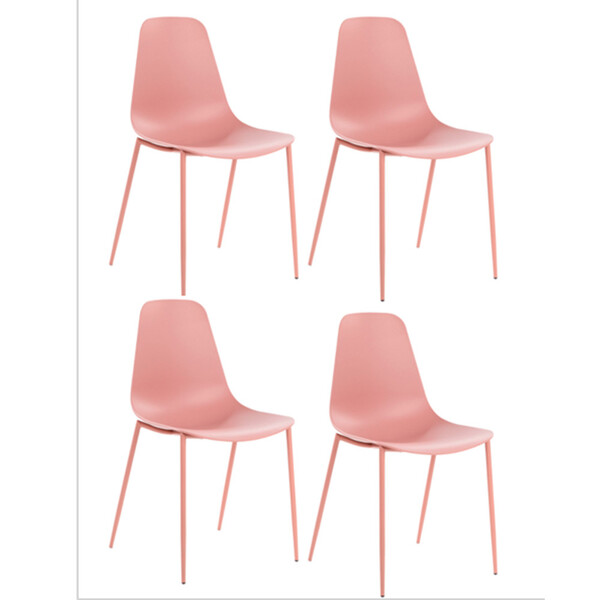 Kit 4 Cadeiras Miami Com Assento Em Polipropileno E Base Em A