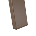 Kit 4 Cadeiras Miami Gourmet Alumínio Marrom Tela Bege