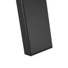 Kit 4 Cadeiras Miami Gourmet Alumínio Preto Tela Mocca