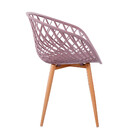 Kit 4 Cadeiras Monaco Com Assento Em Polipropileno E Base Em