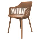 Kit 4 Cadeiras Montreal Marcela Fratini Almofada Em Pu Estrut