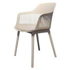 Kit 4 Cadeiras Montreal Marcela Fratini Almofada Em Pu Estrut