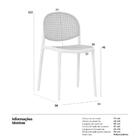 Kit 4 Cadeiras Mumbai