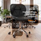 Kit 4 Cadeiras Office Eiffel Slim Ajustável Base Giratória -