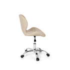 Kit 4 Cadeiras Office Eiffel Slim Base Giratória Nude