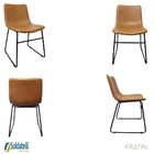 Kit 4 Cadeiras Oxford Pu Várias Cores - Fratini - Caramelo