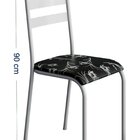 Kit 4 Cadeiras Para Cozinha E Sala De Jantar 541.sli Branco/p