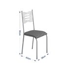 Kit 4 Cadeiras Para Cozinha E Sala De Jantar 542.slp Branco/c