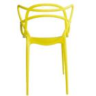 Kit 4 Cadeiras Para Sala De Jantar Amsterdam F01 Amarela