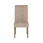 Kit 4 Cadeiras Para Sala De Jantar Ayla Freijó/creme