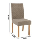 Kit 4 Cadeiras Para Sala De Jantar Elegance Mel/caramelo