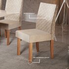 Kit 4 Cadeiras Para Sala De Jantar Elegance Mel/caramelo