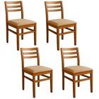 Kit 4 Cadeiras Para Sala De Jantar Em Madeira Maciça Diamante
