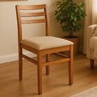 Kit 4 Cadeiras Para Sala De Jantar Em Madeira Maciça Diamante