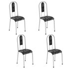 Kit 4 Cadeiras Para Sala De Jantar Fernanda Branco