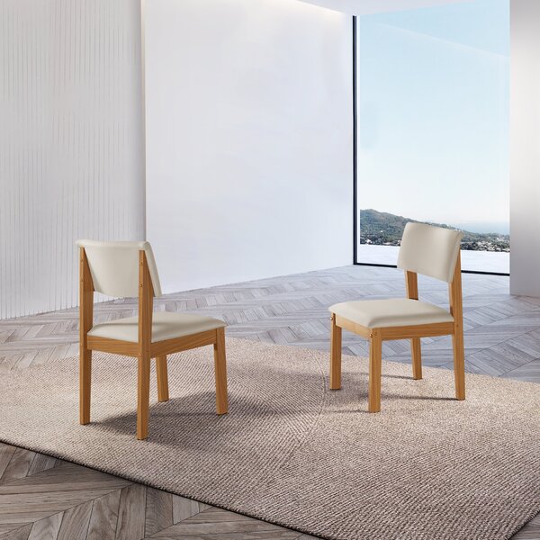 Kit 4 Cadeiras Para Sala De Jantar Jade Castanho /creme/off W