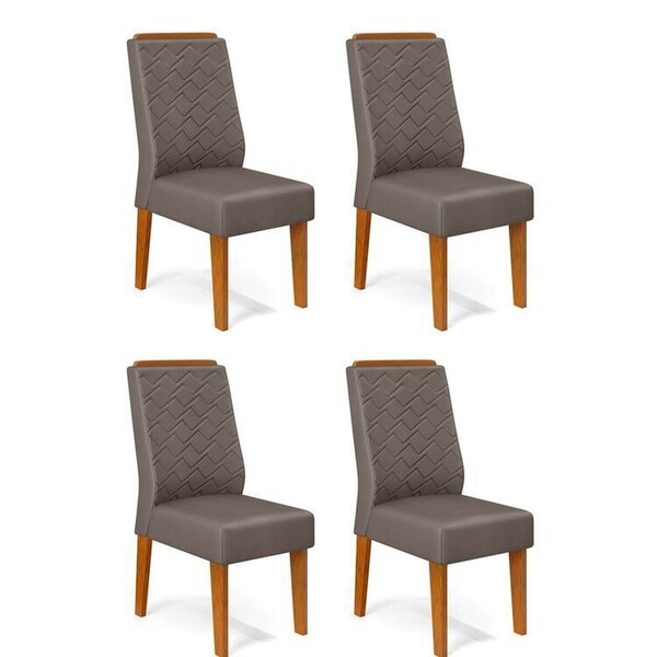 Kit 4 Cadeiras Para Sala De Jantar Lidia Freijo/lunar