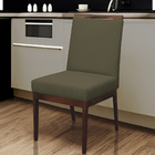 Kit 4 Cadeiras Para Sala De Jantar Madeira Maciça Linho Carol