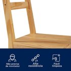 Kit 4 Cadeiras Para Sala De Jantar Madeira Maciça Mandacaru Y