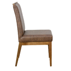 Kit 4 Cadeiras Para Sala De Jantar Madeira Maciça Tecido Sint