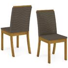 Kit 4 Cadeiras Para Sala De Jantar Mel H02 Nature/bege - Mpoz