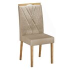 Kit 4 Cadeiras Para Sala De Jantar Pés Em Madeira Maciça Lara