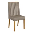 Kit 4 Cadeiras Para Sala De Jantar Pés Em Madeira Maciça Mari